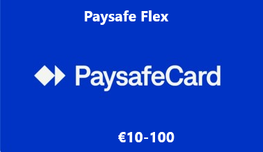 PaysafeCard Flex - €10 - 100