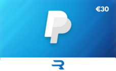 PayPal giftcard €30+€2 Tr.kosten