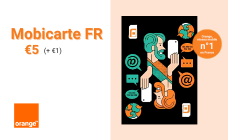 MOBICARTE FR €5 (+ €1)
